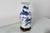 Asian art, hand-painted blue and white porcelain vase, depicting elements of nature and fishing scenes. China, presumably...