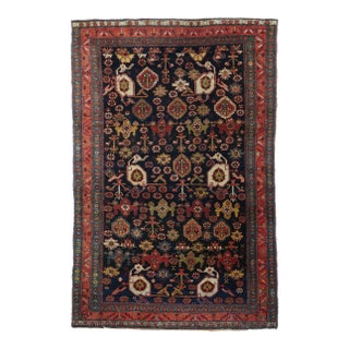 Antique Bidjar Rug 4'2'' x 6'6'' For Sale