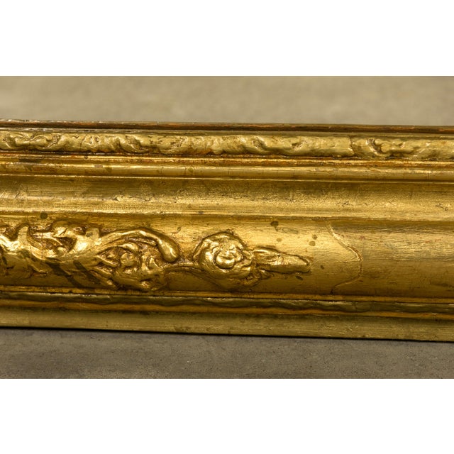 Mid-19th Century Restored French Louis Philippe Giltwood Mirror For Sale - Image 14 of 18