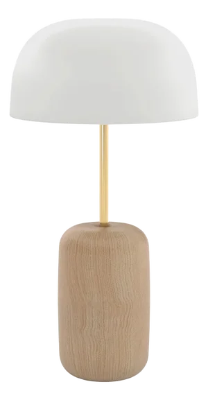 White Lampshade Nina Table Lamp by Harto