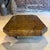 1970s Large Brass and Woodgrain Lacquer Coffee Table For Sale - Image 9 of 12