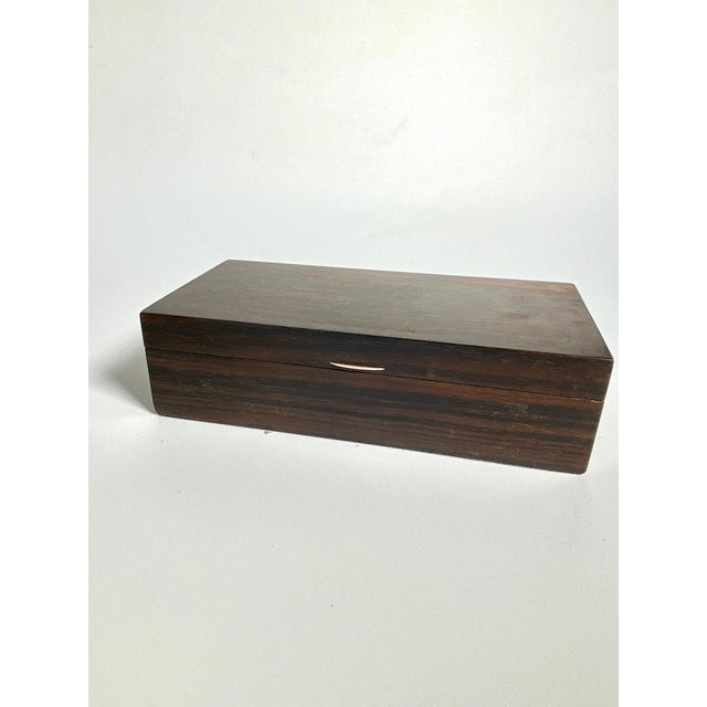 1930s Ebony Macassar Box in Brown Color, France, 1930s For Sale - Image 5 of 8