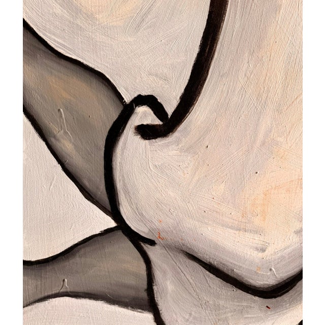 Late 20th Century Late 20th Century Icon Painting on a Post Modern Textile by Unknown Artist For Sale - Image 5 of 13