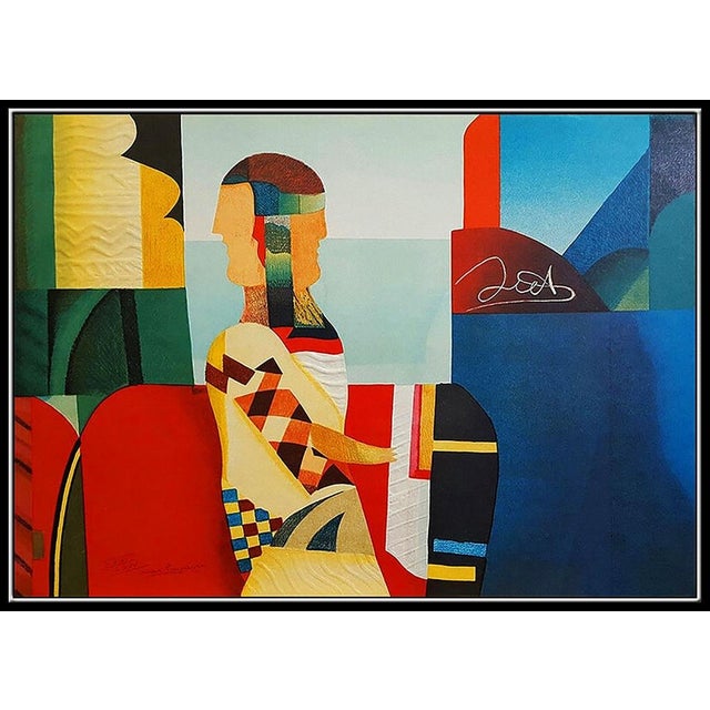Message us to inquire about custom framing options! (Included for free with every purchase) The artwork measures 22" x 30...