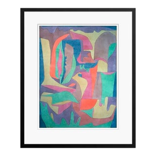 Paul Klee 'Landscape' Archival Pigment Print Framed in Black Reproduction For Sale