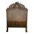 George II Style Hand Carved Twin Walnut Bed With Cane Inset Headboard, Hand Carved Walnut Footboard Circa 1860 For Sale