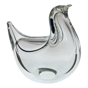 Murano Livio Seguso Mid-Century Modern Glass Bird Figure – Signed
