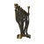 Mid-Century Oppenheim Israel Cast Brass Hanukkah Menorah For Sale In Raleigh - Image 6 of 9