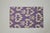 Contemporary Purple Honeycomb Pattern Silk Velvet Pillow For Sale - Image 3 of 3