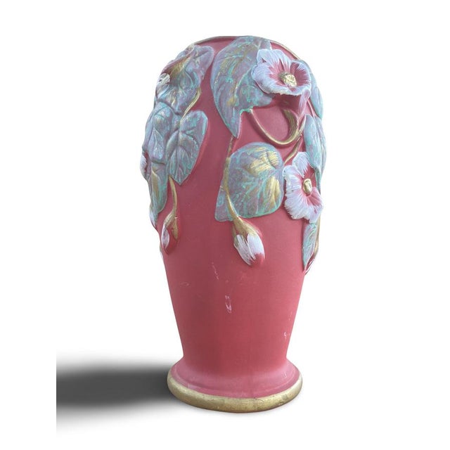 Art Nouveau Red Vase, 1890s For Sale - Image 5 of 15