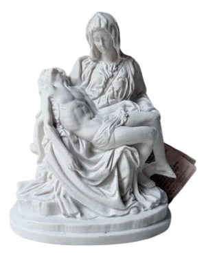 .Michelangelo’s “La Pieta” by the Studio of Amilcare Santini.