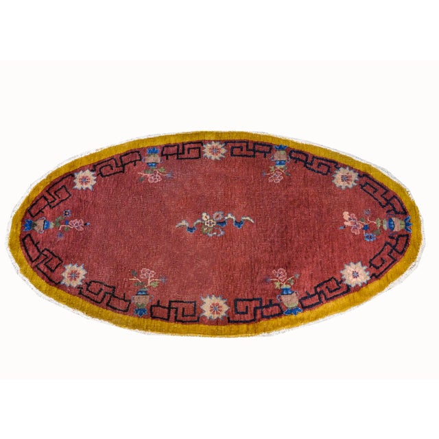 Art Deco Early 20th Century Chinese Art Deco Rug For Sale - Image 3 of 9