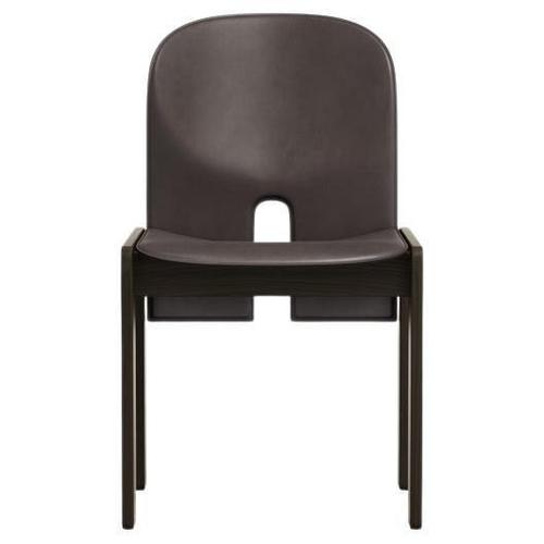 Scarpa 121 Chair in Wood and Leather by Afra & Tobia Scarpa For Sale - Image 15 of 15