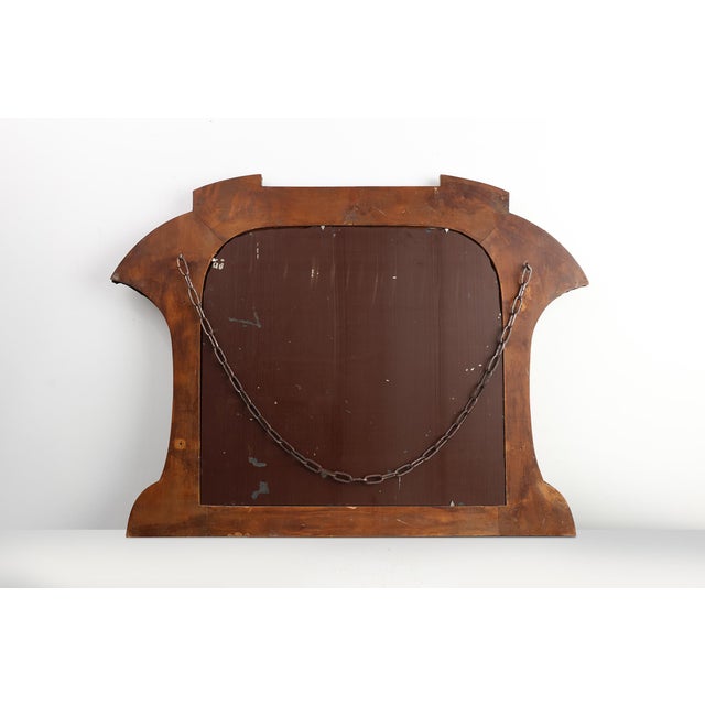 Art Nouveau Mirror in Brass and Glass from A.H. Villaket, France, 1910s For Sale - Image 13 of 14