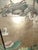 Vintage Silver Chinese Asian Six Panel Screen ~ Room Divider W Heron Birds For Sale - Image 16 of 18