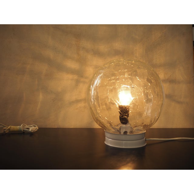Mid-Century Globe Table Lamps, 1970s, Set of 2 For Sale - Image 10 of 14