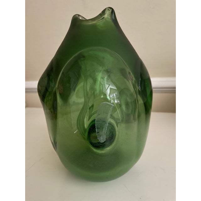 Signed Iridescent Glass Vase by Robert C. Fritz For Sale In San Francisco - Image 6 of 12