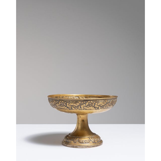 19th Century France Napoleon III Gold Metal Serving Piece For Sale - Image 4 of 15