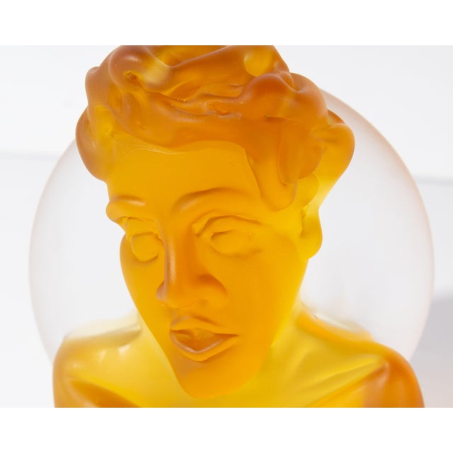 2000 - 2009 2004 Art Glass Bust Sculpture by Richard Jolley For Sale - Image 5 of 9