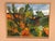 Original Swedish Oil on Canvas – “Autumn Landscape” by Stig Hallblom – Vintage & Framed – 68 × 83 cm (26.8" × 32.7") A...