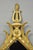 Vintage Italian Neoclassical Style Cream & Gold Gilt Carved Wood Wall Mirror For Sale - Image 13 of 16