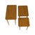 Vintage Nesting Tables in Formica, Walnut and Beech with Conical Legs, 1950s, Set of 3 For Sale - Image 5 of 10