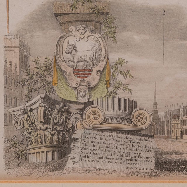 1850's Antique County Map Oxfordshire For Sale - Image 12 of 12