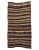 Vintage Brown & Orange Striped Kilim Rug-6'x11'3" For Sale