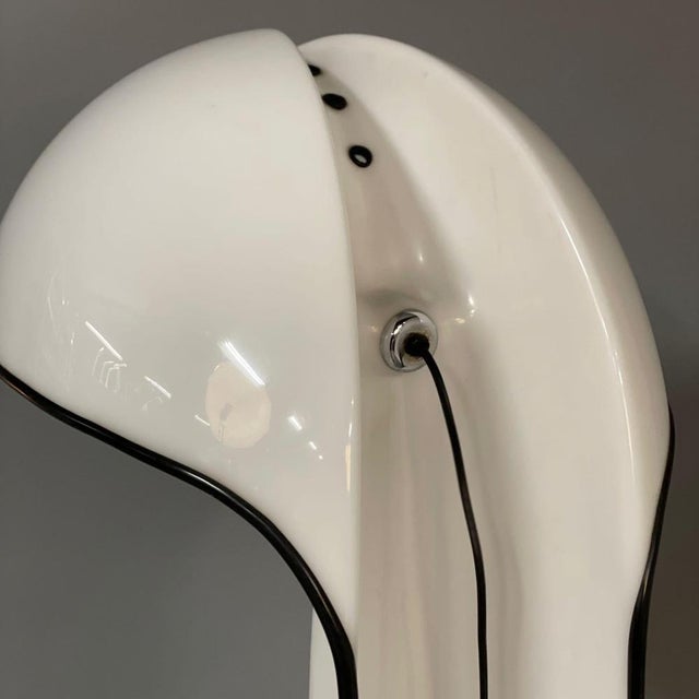 Black Alba Floor Lamp by Sergio Brazzoli & Ermanno Lamp for Guzzini, 1970s For Sale - Image 8 of 15