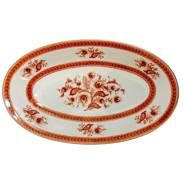 Antique Hutschenreuther Bavaria Dinner Service for 8 Rust Floral & Encrusted Gold – 28-Piece Set For Sale - Image 10 of 16