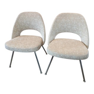 Saarinen Executive Chairs by Knoll, Eames Upholstery, From Disney Headquarters For Sale