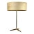 Mid Century Modern Lightolier Brass Tripod Base Table Lamp For Sale