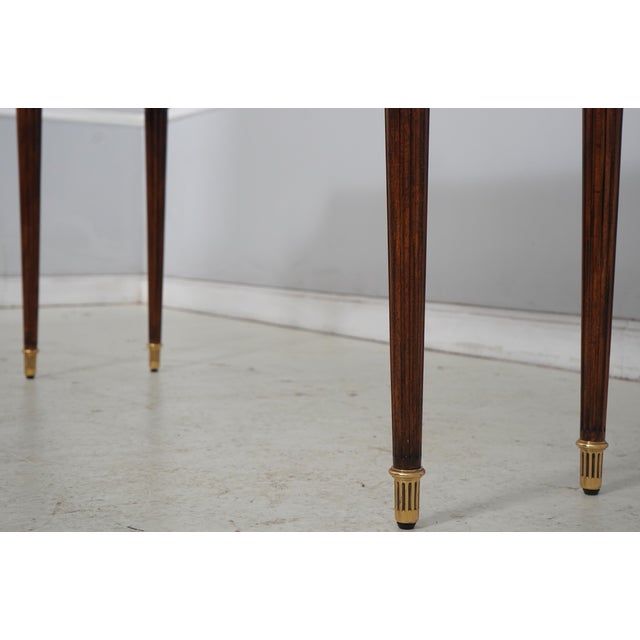 Brown Theodore Alexander Georgian Style Mahogany Console Table For Sale - Image 8 of 18