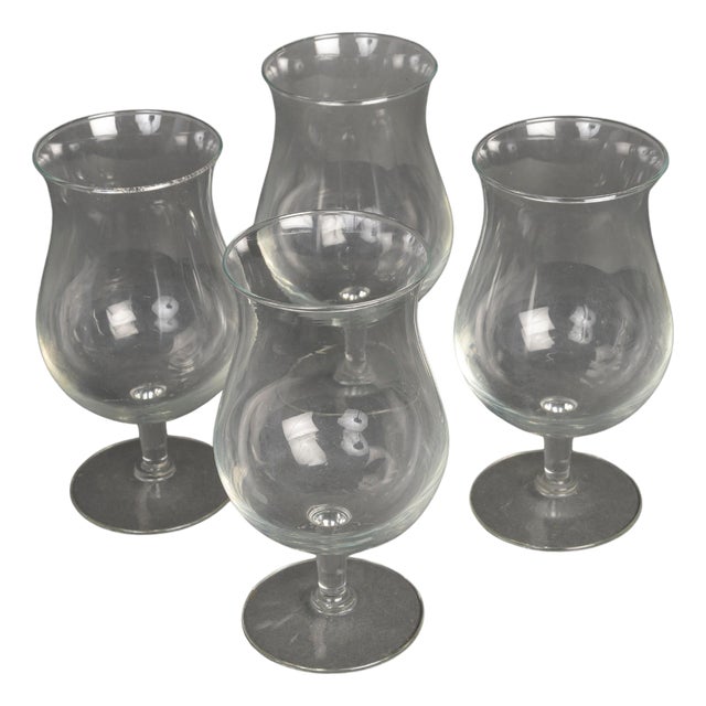 Crystal Glasses, 20th Century, Set of 4 For Sale