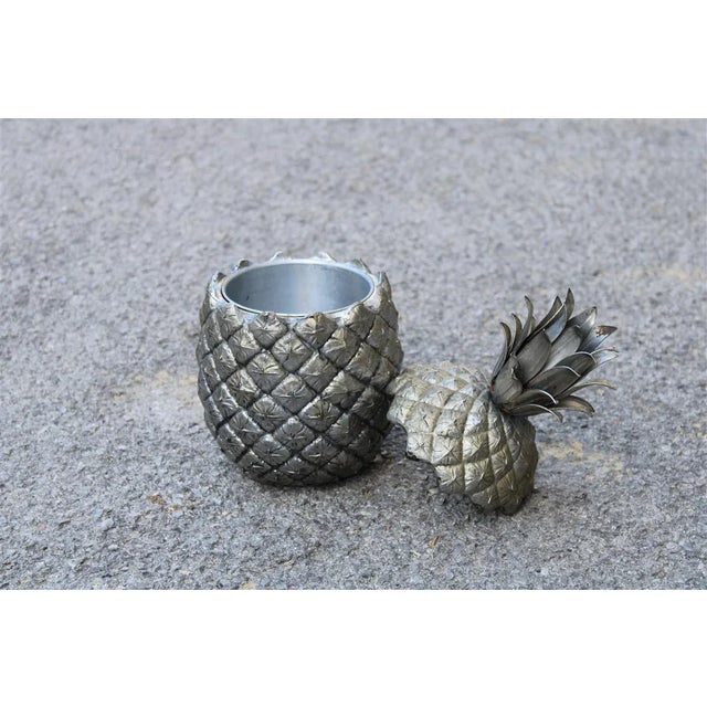 Metal Metal Ice Bucket by Mauro Manetti, 1960s For Sale - Image 7 of 9