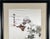 Vintage Framed Chinese Silk Embroidery Panels Birds and Flowers Huaniao Art Pair For Sale - Image 4 of 11