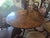 1960s Custom Burton Ching English Mahogany Dining Table – 60" Round / 84" Extended – Original $20,000 Commission For Sale - Image 17 of 17