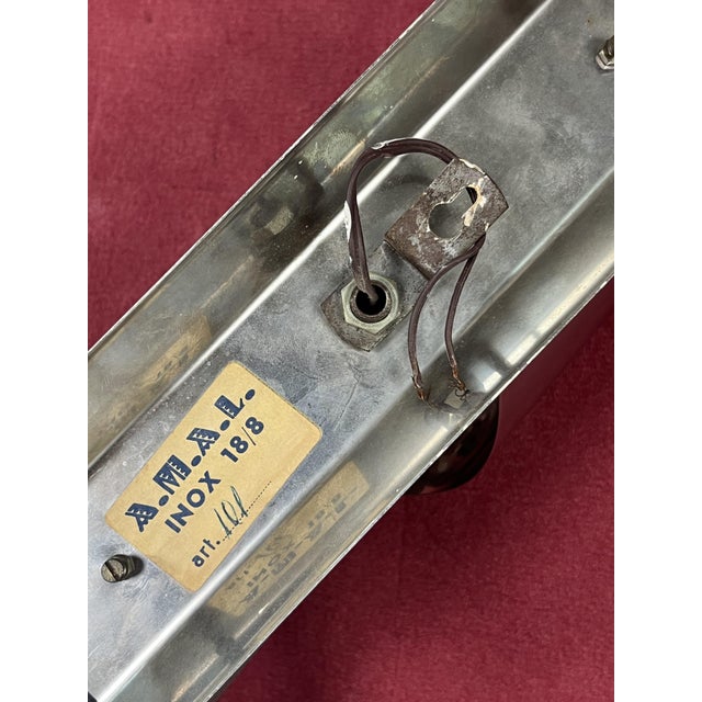 Mid-Century Modern Steel Wall Lamps, 1960s, Set of 2 For Sale - Image 13 of 14