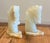 Beige Mid-Century Modern Beige Onyx Marble Horse Head Bookends, a Pair For Sale - Image 8 of 9