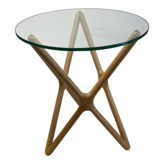 Star Crossed Natural Ash Side Table For Sale