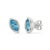 These elegant stud earrings feature vibrant Blue Topaz gemstones, admired for their refreshing sky-blue hue and...