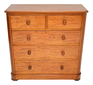 Large Antique Victorian Chest of Drawers, 1860s