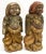 Continental Gilded and Polychromed Wood Figures in Niches, 19th Century - a Pair For Sale In Savannah - Image 6 of 7