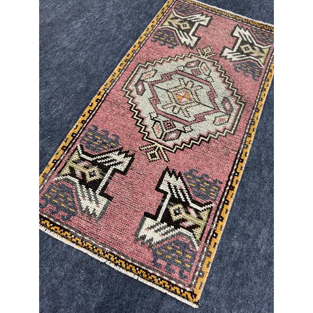 Early 21st Century Turkish Yastik Rug 1'8" x 3'3" For Sale - Image 5 of 5