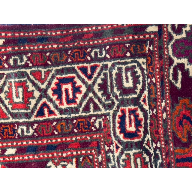 Antique Fine Turkmen Tribal Runner 2’11” X 8’11” For Sale - Image 10 of 14