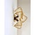 Gold Amber Rondini Murano Glass Gold Wall Sconces by Simoeng, Set of 2 For Sale - Image 8 of 10
