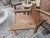 Brown Modern Leather and Teak Lounge Chair For Sale - Image 8 of 8