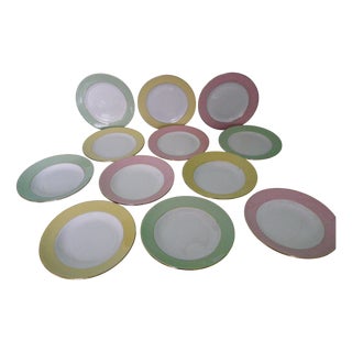 Prestige Plates from Lamandinoise, 1950s, Set of 12 For Sale