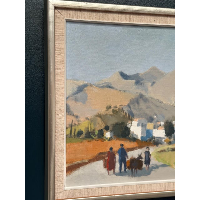 Stig Wernheden, Landscape, Kos, Greece, 1960s, Oil on Canvas For Sale - Image 6 of 16