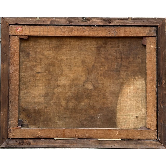 School of Giacinto Brandi, Pastoral Scene, Oil on Canvas, Framed For Sale - Image 9 of 10